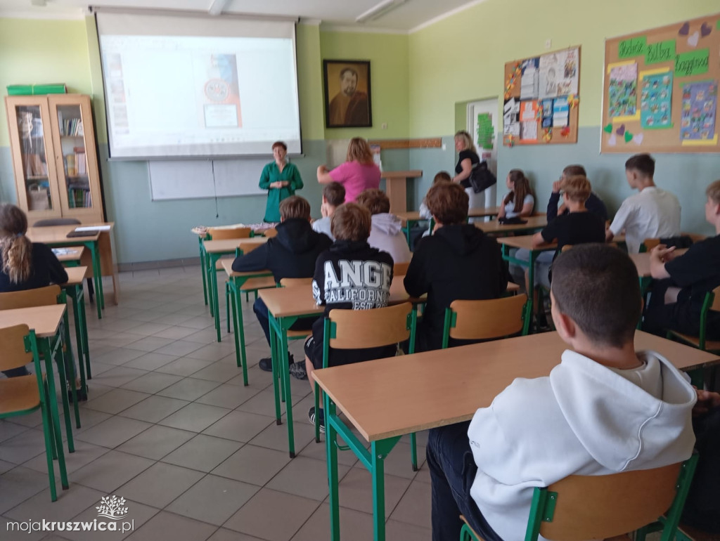 O szkolnictwie branżowym w Kruszwicy. Uczniowie zapoznali się z ofertą AS-a