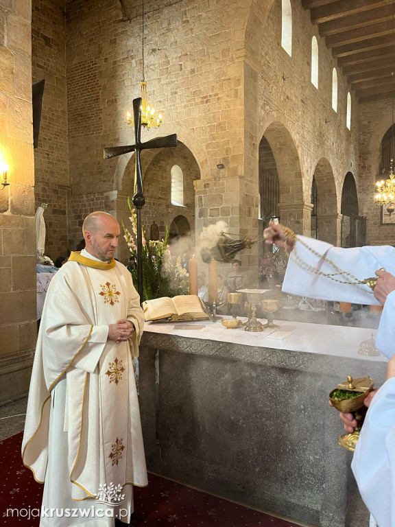 Boże Ciało w kruszwickiej kolegiacie [FOTORELACJA ANTONI SOBIERAJ/TOMASZ DOLIGALSKI]