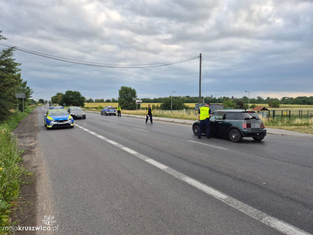 Tak wyglądały kontrole kierowców w Kruszwicy [GALERIA]