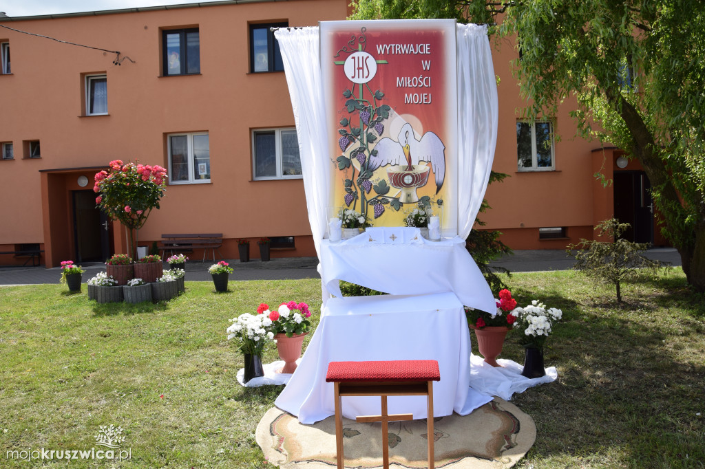 Boże Ciało w Polanowicach - wspomnienie TvK Polanowice