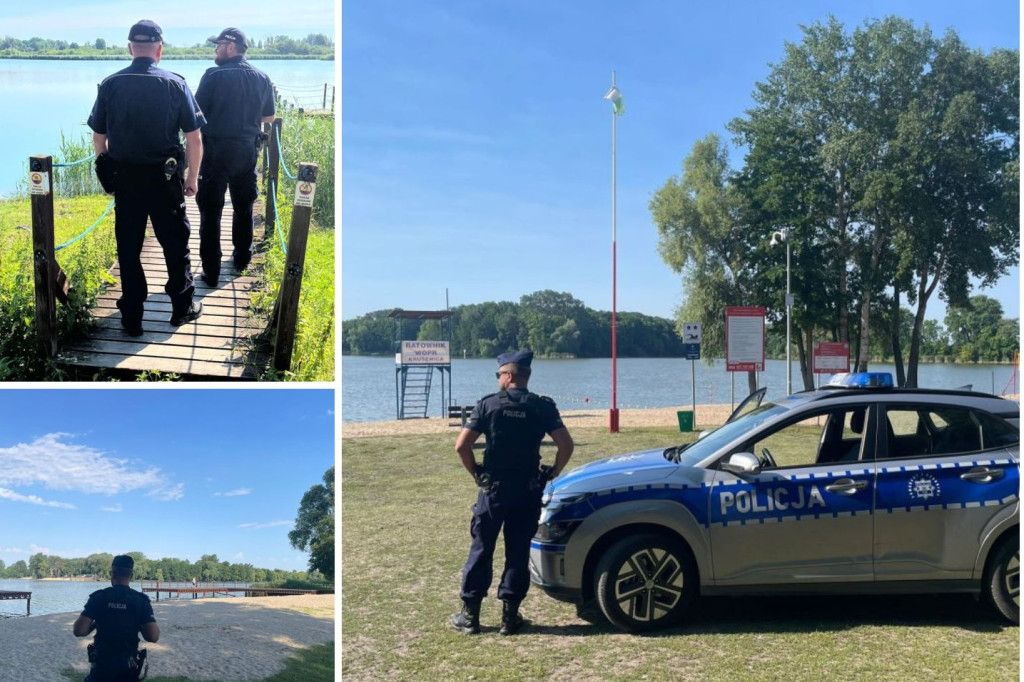 Policja z patrolami nad wodą. Wzmożone kontrole m.in. nad Gopłem [GALERIA]