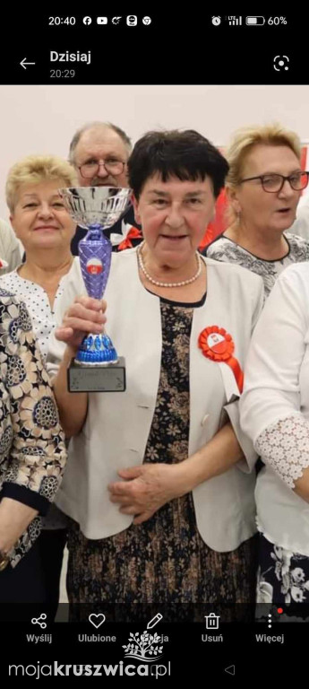 PLEBISCYT. Najbardziej Aktywny Senior Gminy Kruszwica: Anna Urbańska