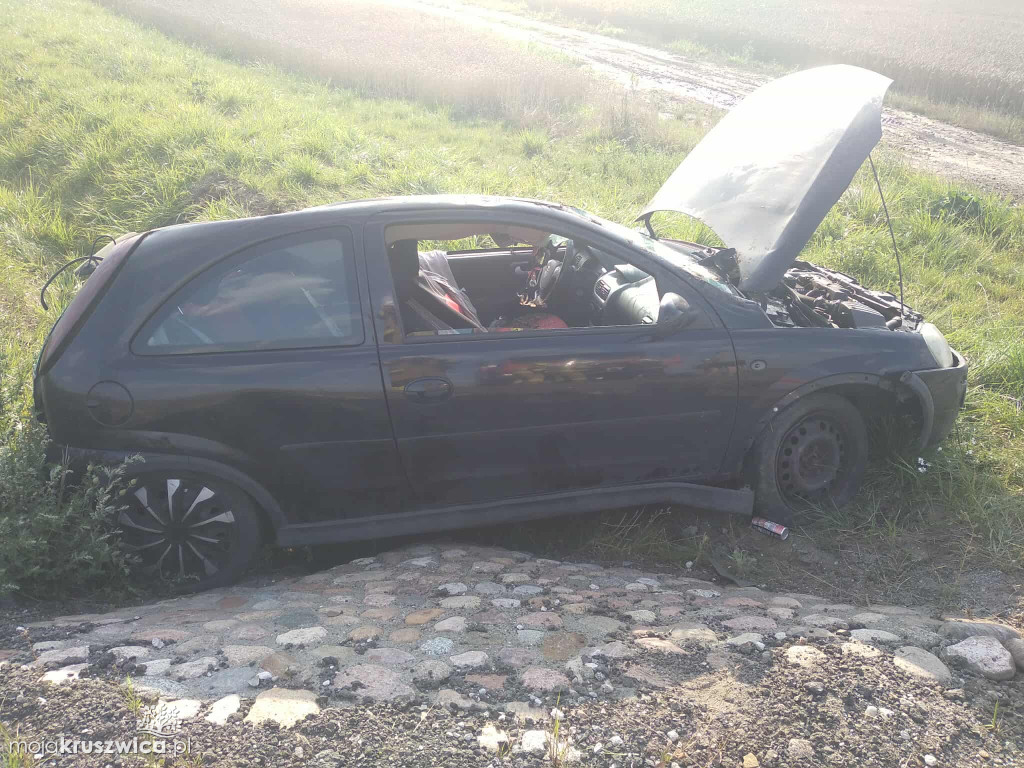 Na DK 62 dachowało auto osobowe