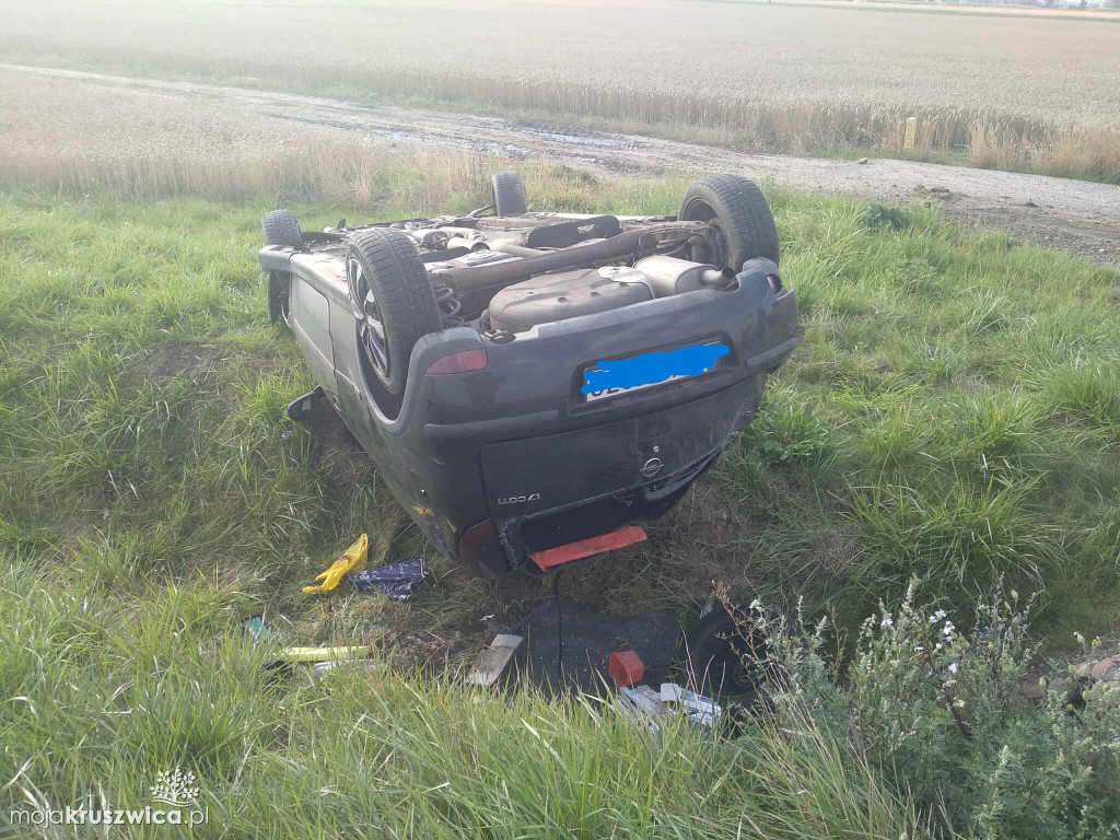 Na DK 62 dachowało auto osobowe