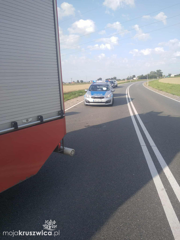 Na DK 62 dachowało auto osobowe