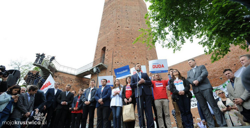 Andrzej Duda w Kruszwicy 2015