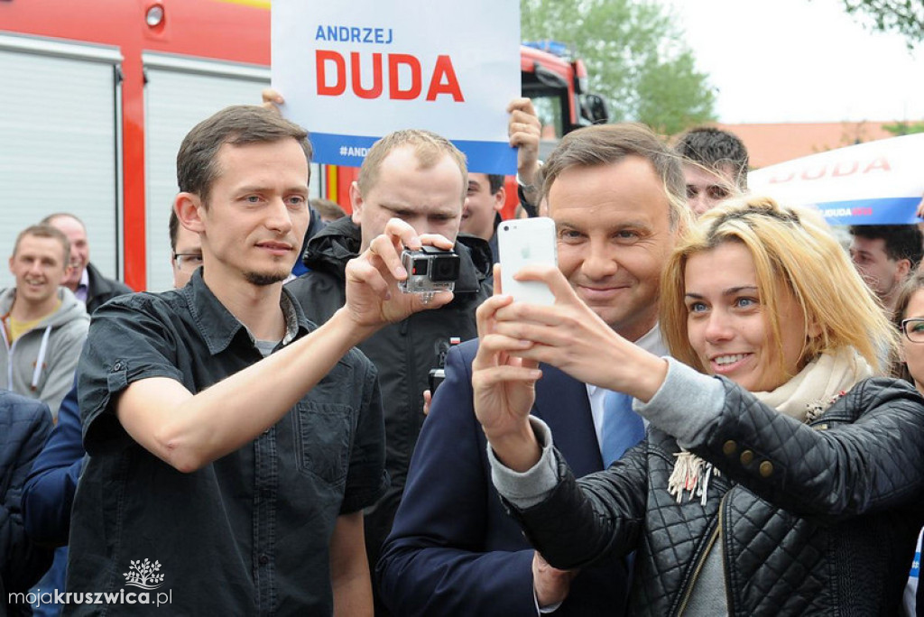 Andrzej Duda w Kruszwicy 2015