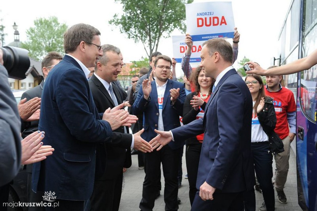Andrzej Duda w Kruszwicy 2015