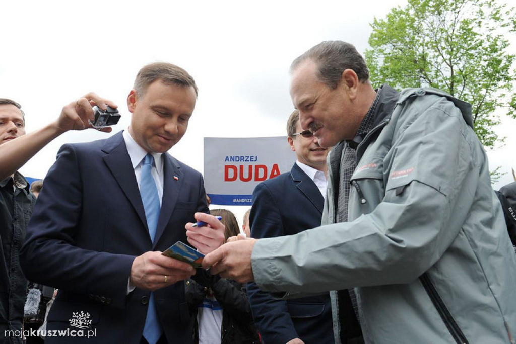 Andrzej Duda w Kruszwicy 2015