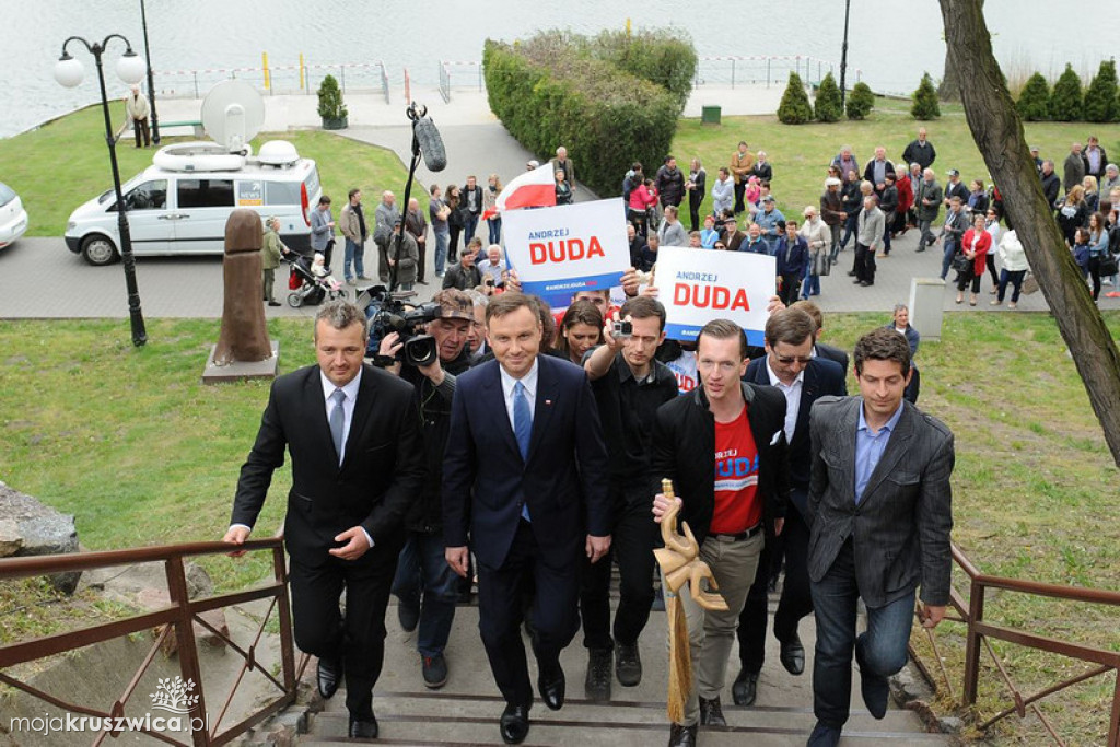 Andrzej Duda w Kruszwicy 2015