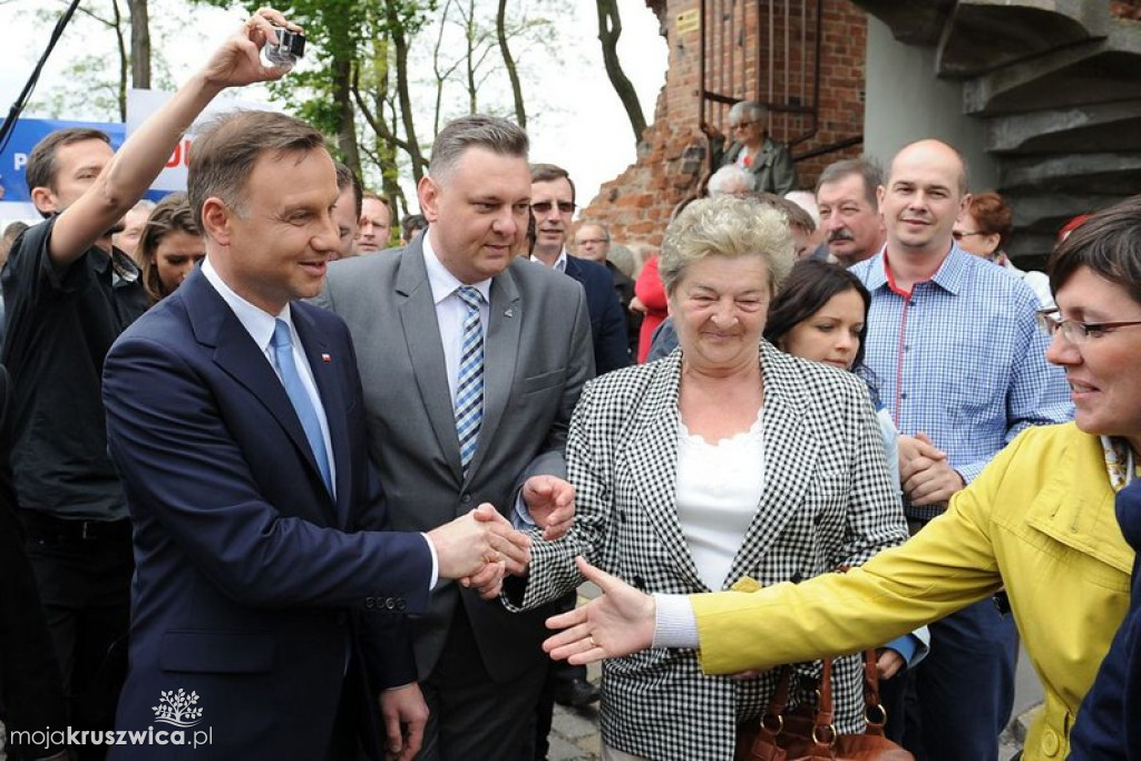 Andrzej Duda w Kruszwicy 2015