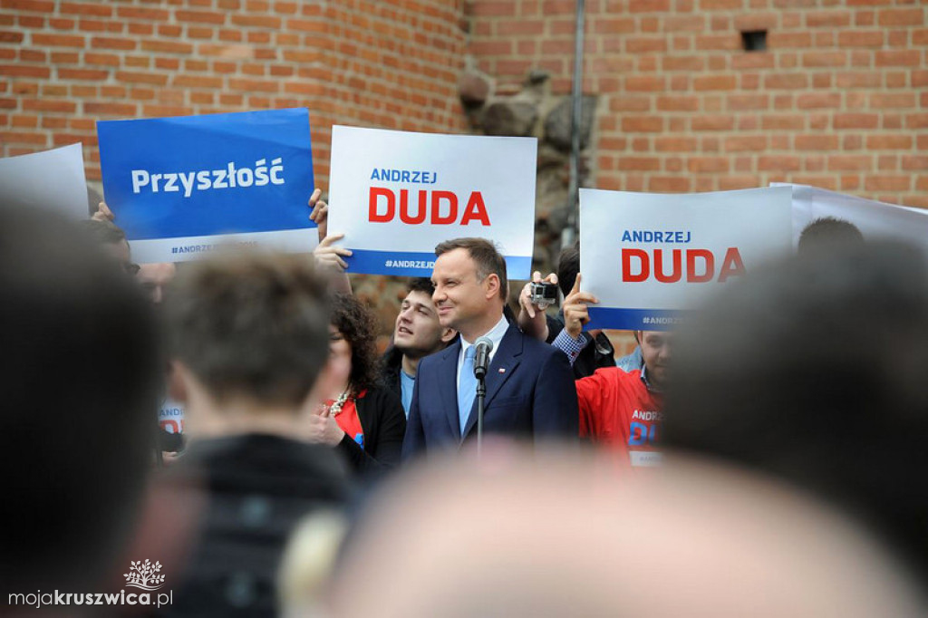 Andrzej Duda w Kruszwicy 2015