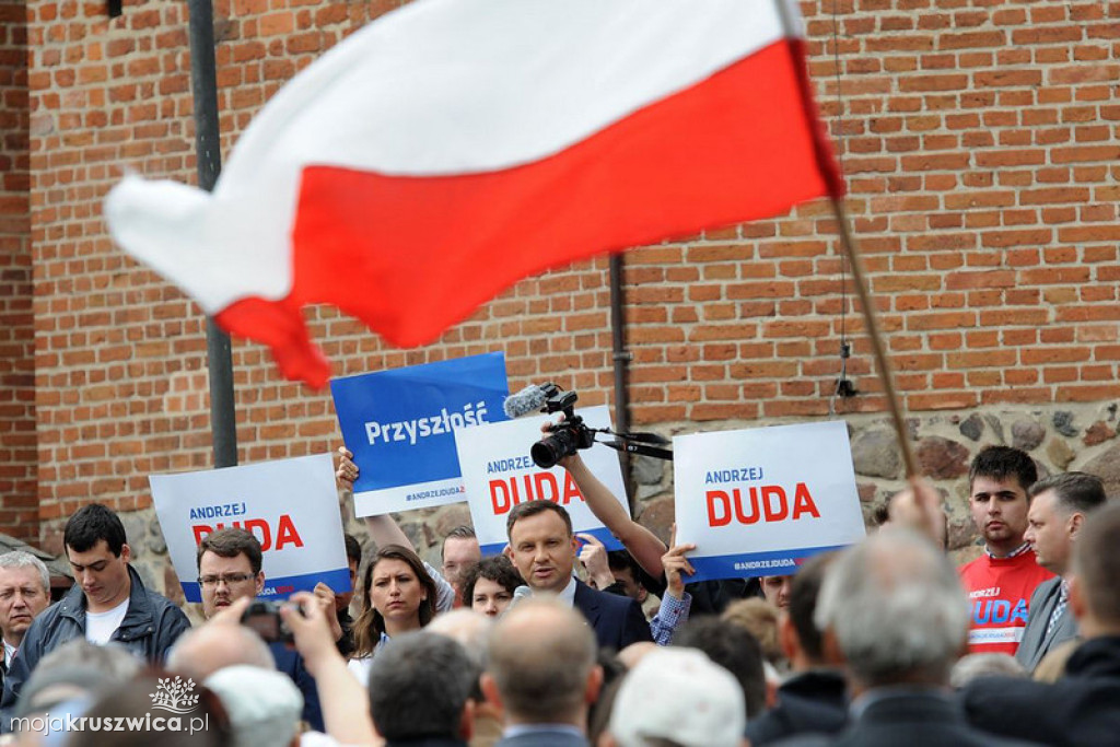 Andrzej Duda w Kruszwicy 2015