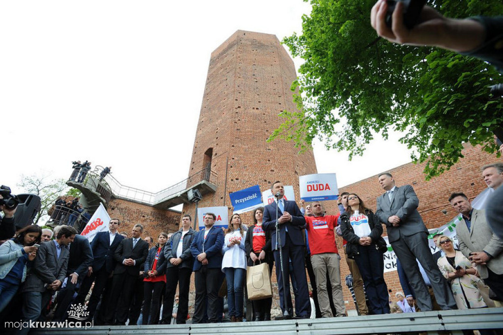 Andrzej Duda w Kruszwicy 2015