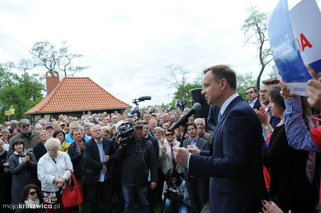 Andrzej Duda w Kruszwicy 2015