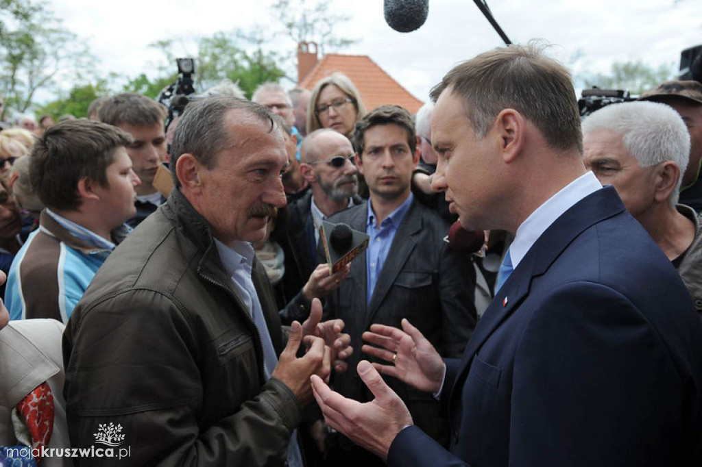 Andrzej Duda w Kruszwicy 2015