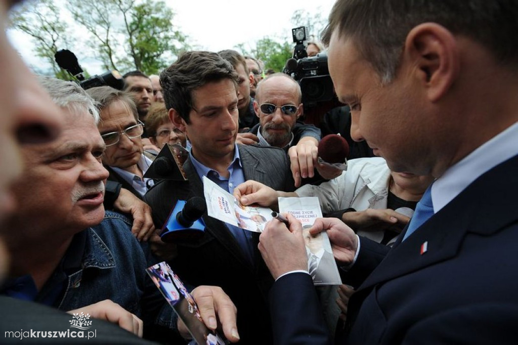 Andrzej Duda w Kruszwicy 2015