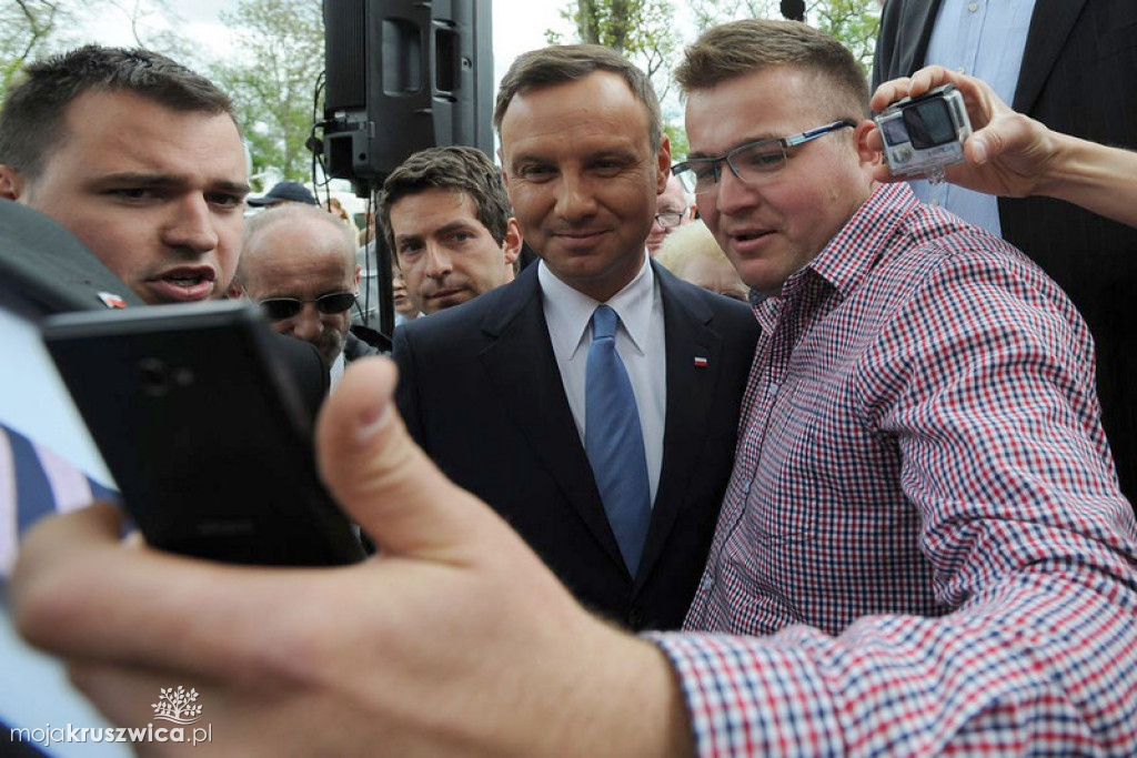 Andrzej Duda w Kruszwicy 2015