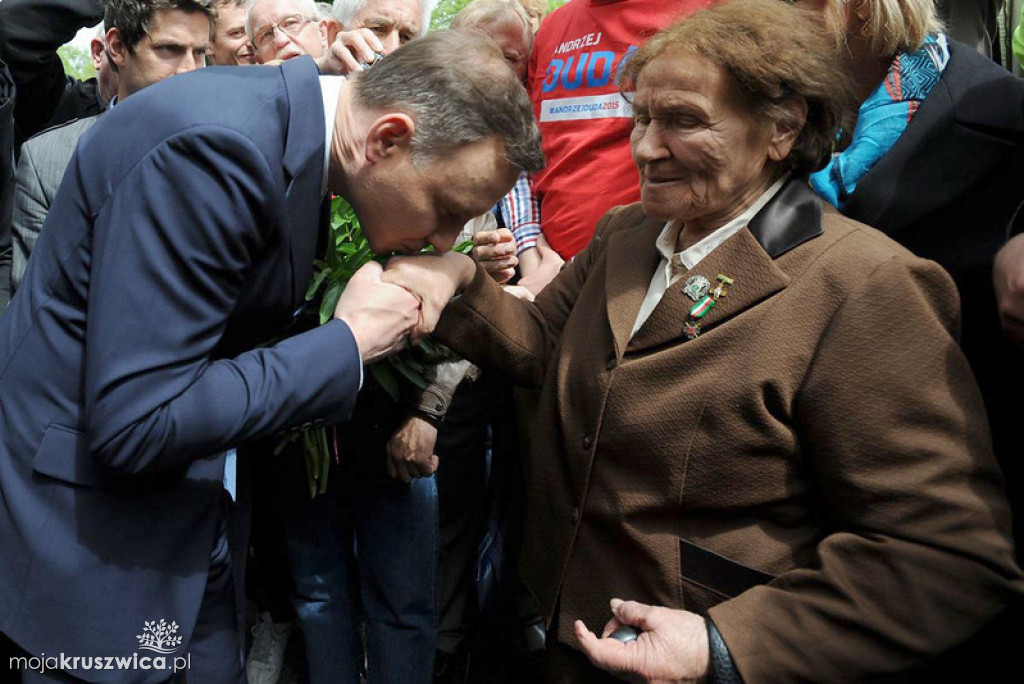 Andrzej Duda w Kruszwicy 2015