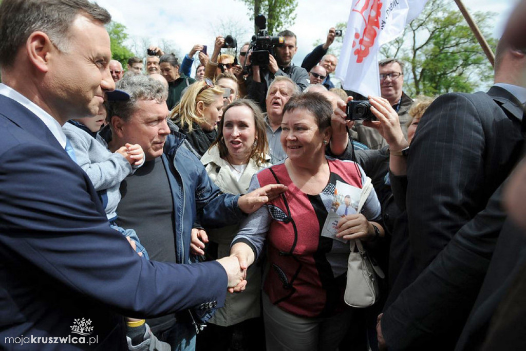 Andrzej Duda w Kruszwicy 2015
