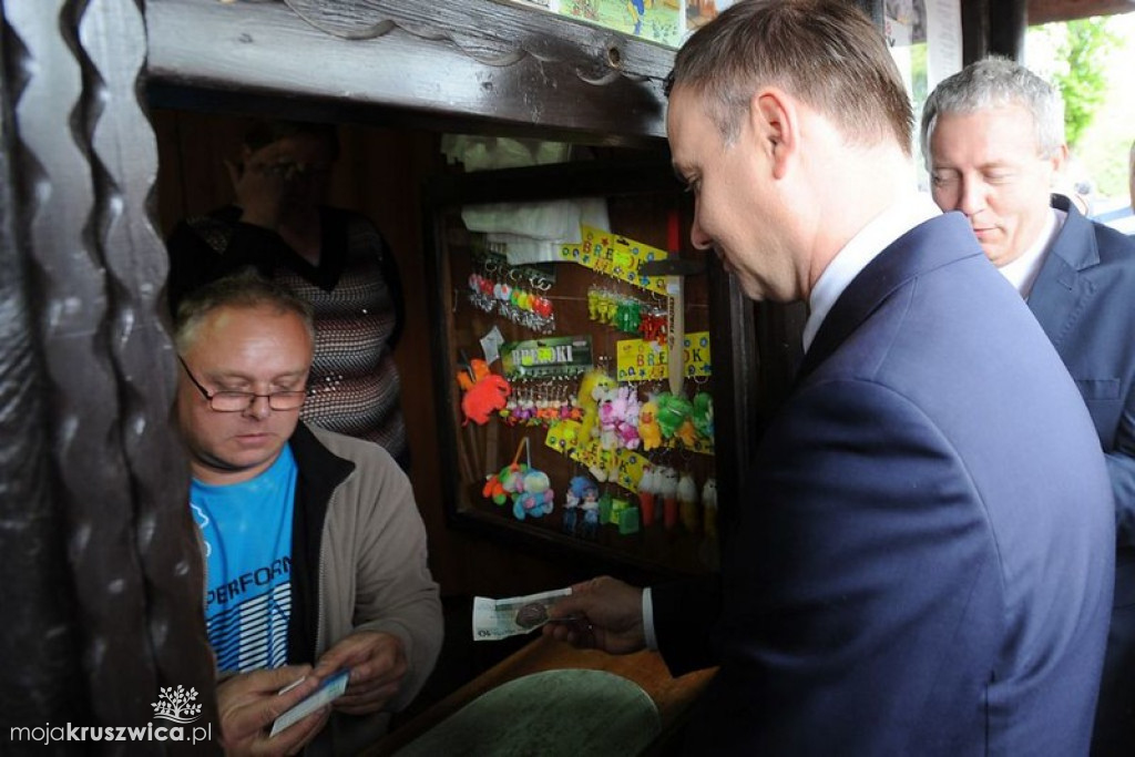 Andrzej Duda w Kruszwicy 2015