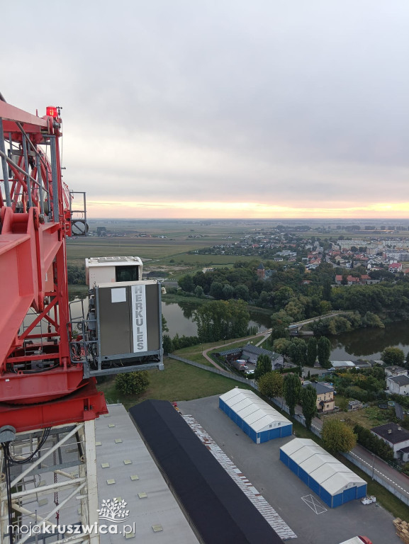 W Kruszwicy powstaje nowy silos. Mamy zdjęcia z placu budowy!