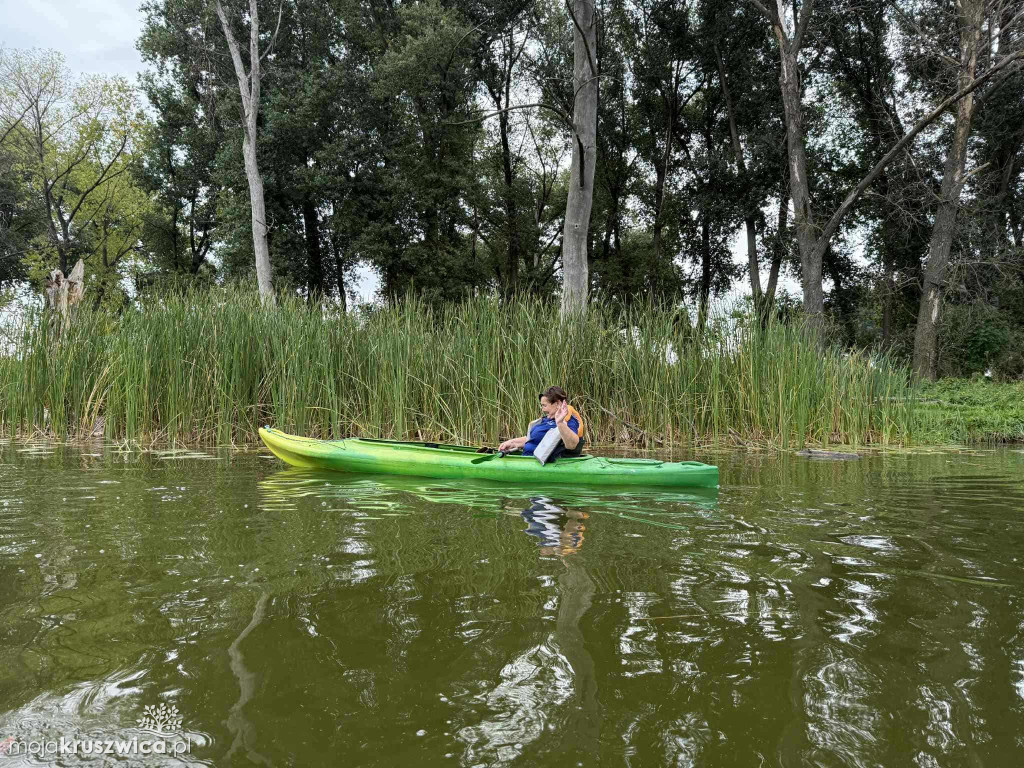 Na zakończenie wakacji odbył się spływ kajakowy