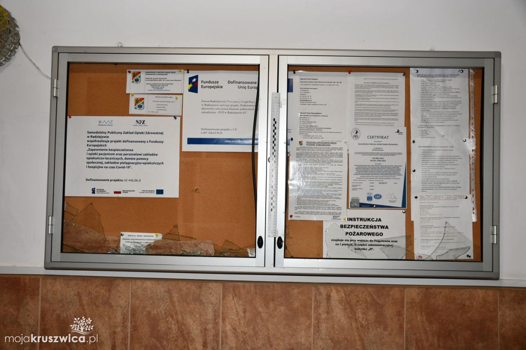 41-latek wdarł się do placówki i zdemolował jej wyposażenie [VIDEO, FOTO]