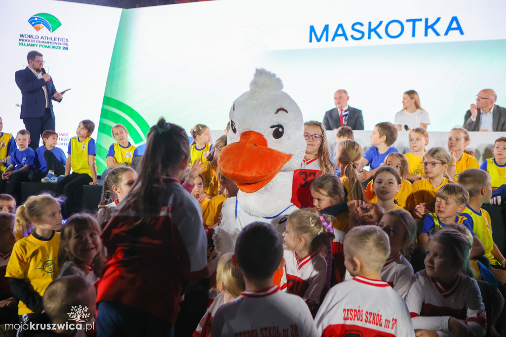 To maskotka Halowych Mistrzostw Świata w Lekkiej Atletyce Kujawy Pomorze 26
