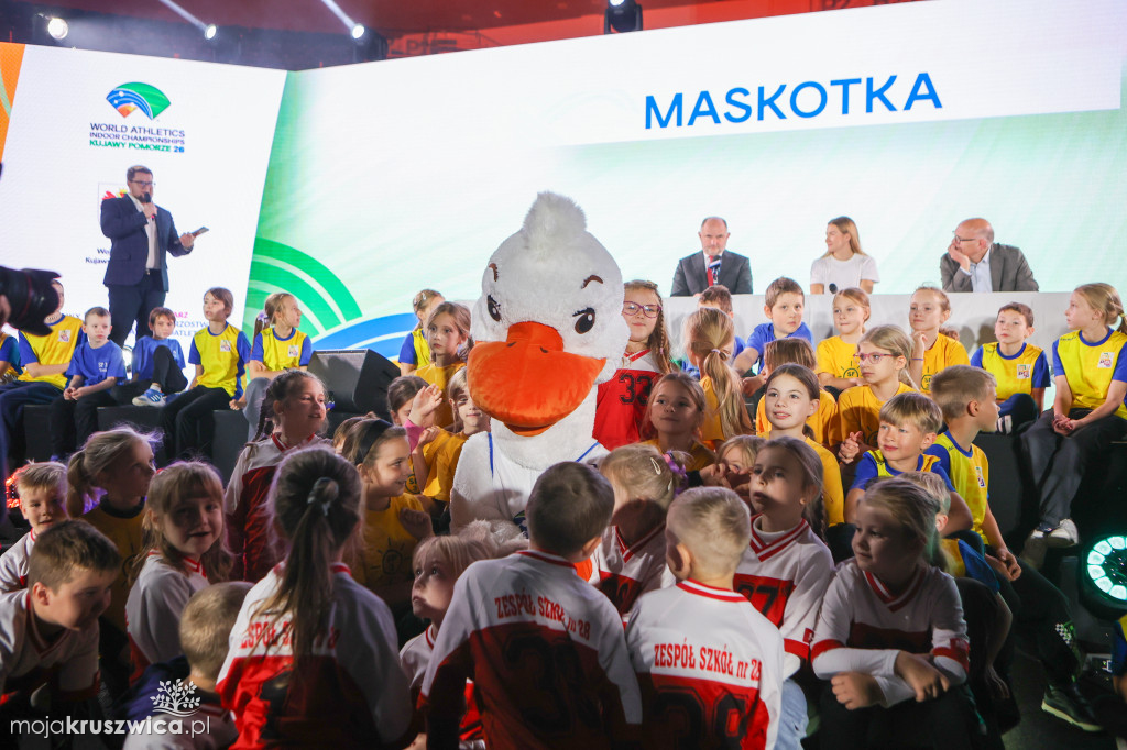 To maskotka Halowych Mistrzostw Świata w Lekkiej Atletyce Kujawy Pomorze 26