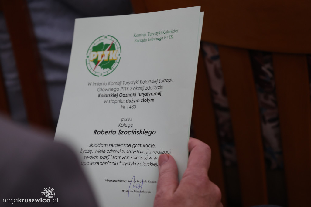 NAGRODY I WYRÓŻNIENIA „Rowerem na Millenium Koronacji Dwóch Pierwszych Królów Polski” w Pałacu w Kobylnikach