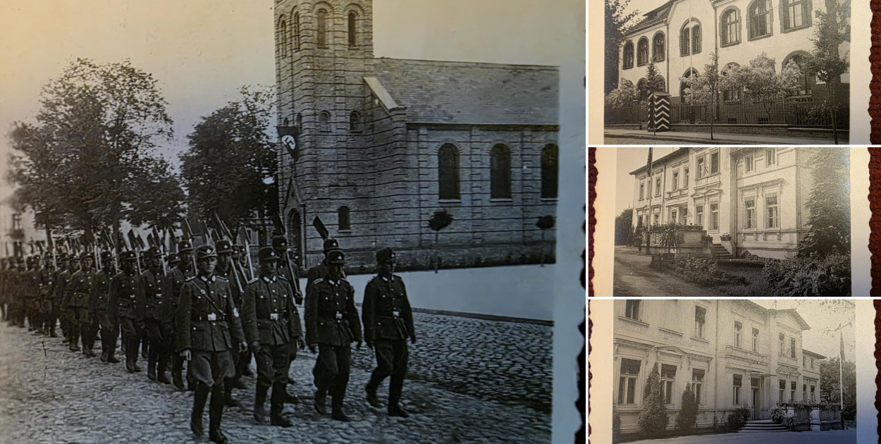 Takich zdjęć dawnej Kruszwicy jeszcze nie widziałeś! Niemieccy żołnierze na rynku