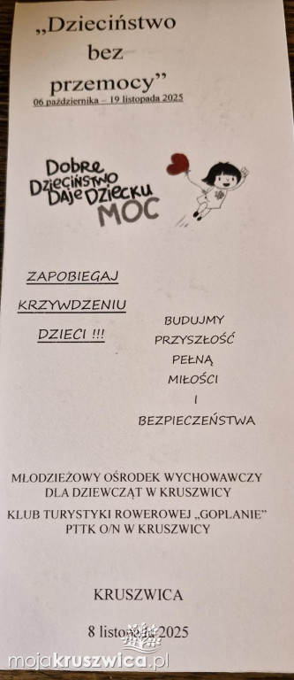 Rajd rowerowy w Kruszwicy w ramach kampanii „Dzieciństwo bez przemocy” [ZDJĘCIA]