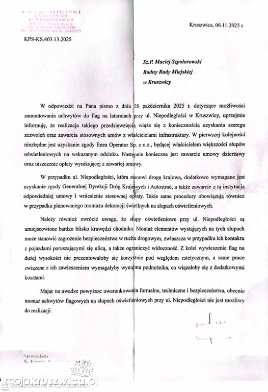 Radny w sprawie ulicy Niepodległości: Ponura wizytówka miasta