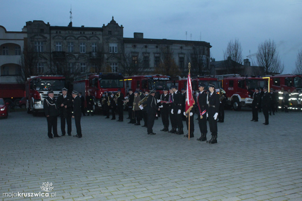 Oficjalne przekazanie wozu strażackiego w Kruszwicy 14.11.2025