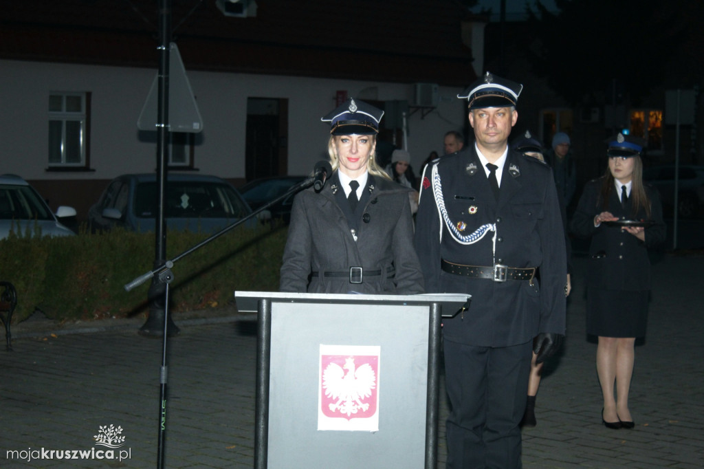 Oficjalne przekazanie wozu strażackiego w Kruszwicy 14.11.2025