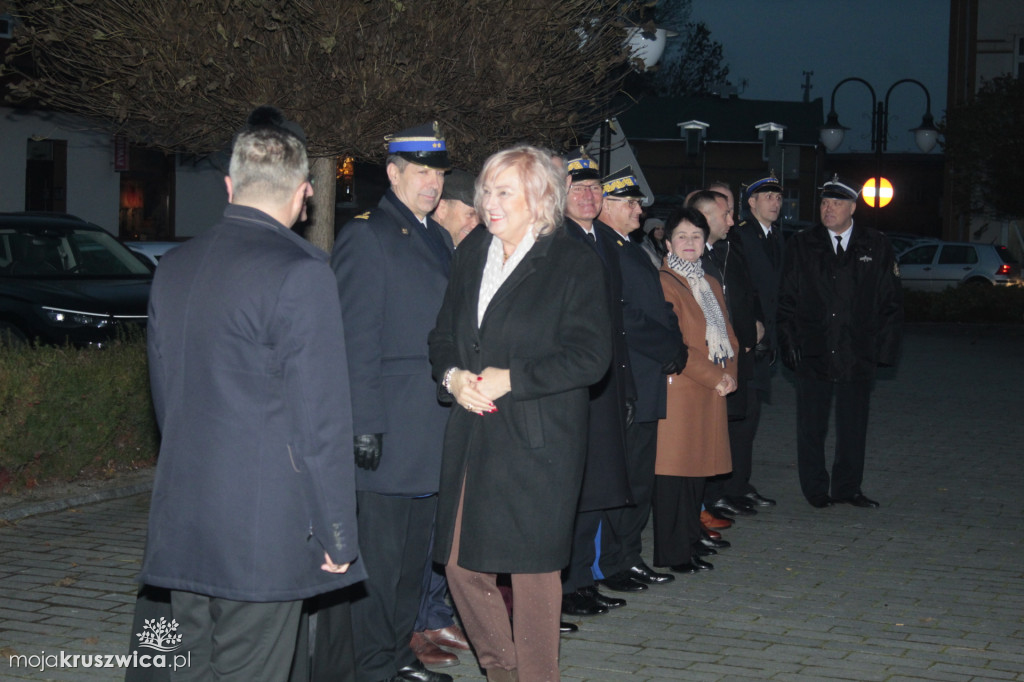 Oficjalne przekazanie wozu strażackiego w Kruszwicy 14.11.2025