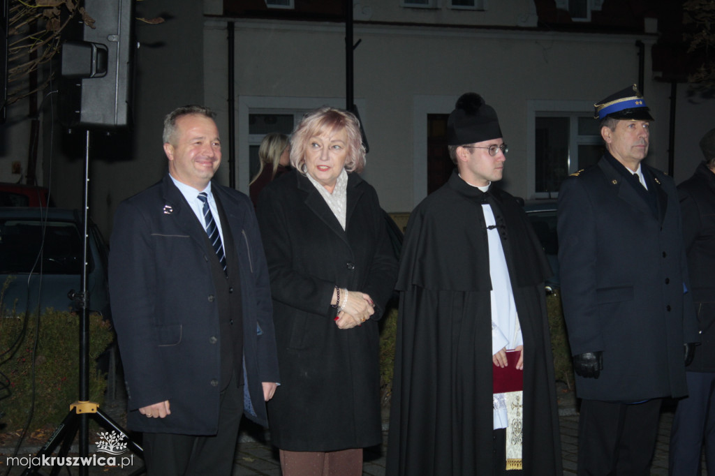 Oficjalne przekazanie wozu strażackiego w Kruszwicy 14.11.2025