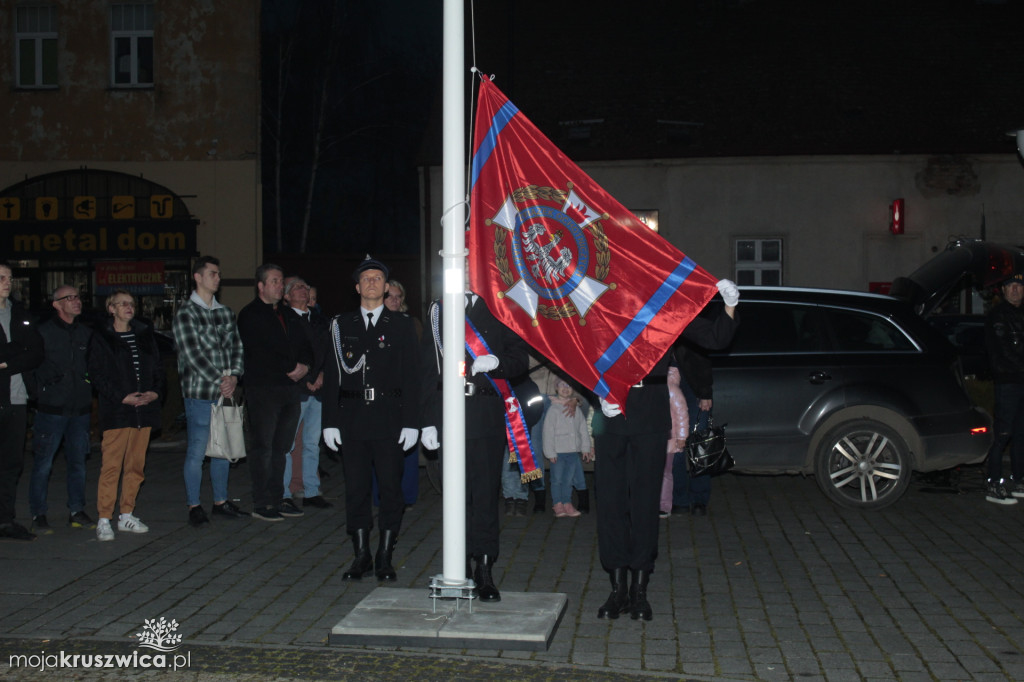 Oficjalne przekazanie wozu strażackiego w Kruszwicy 14.11.2025
