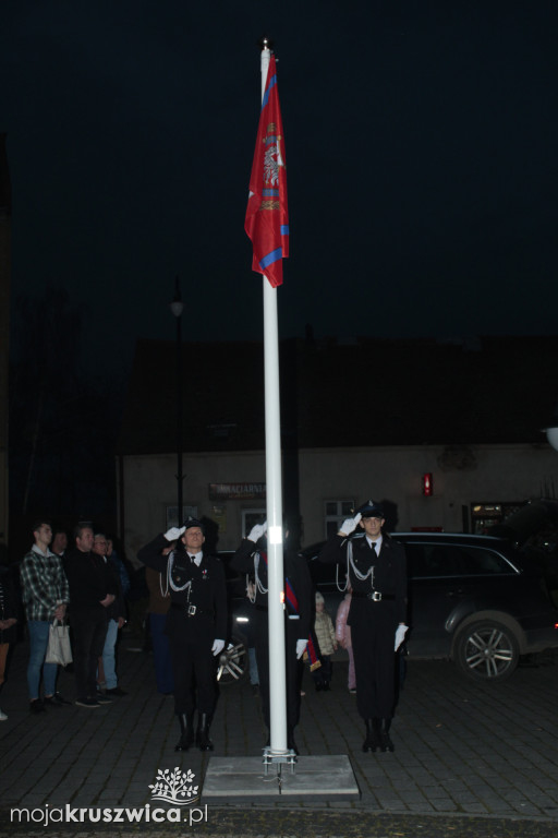 Oficjalne przekazanie wozu strażackiego w Kruszwicy 14.11.2025