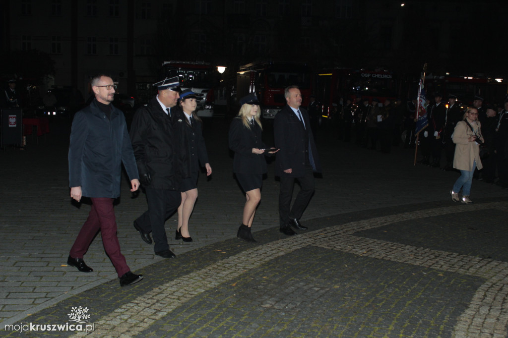 Oficjalne przekazanie wozu strażackiego w Kruszwicy 14.11.2025