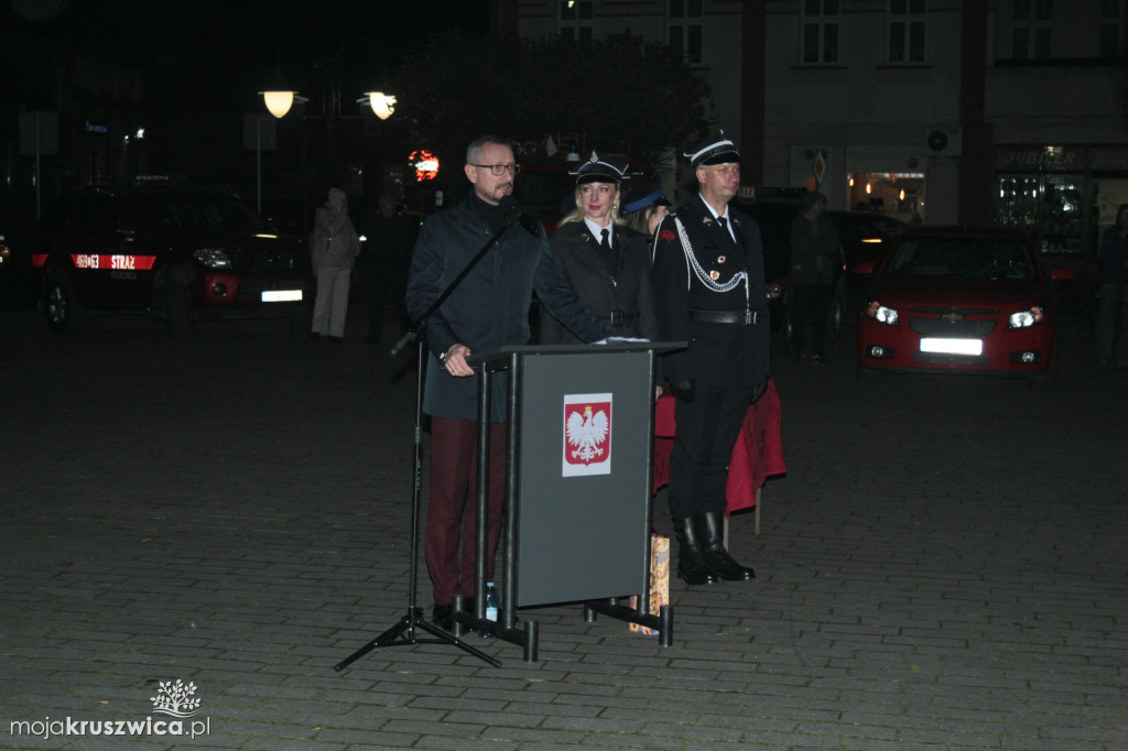 Oficjalne przekazanie wozu strażackiego w Kruszwicy 14.11.2025