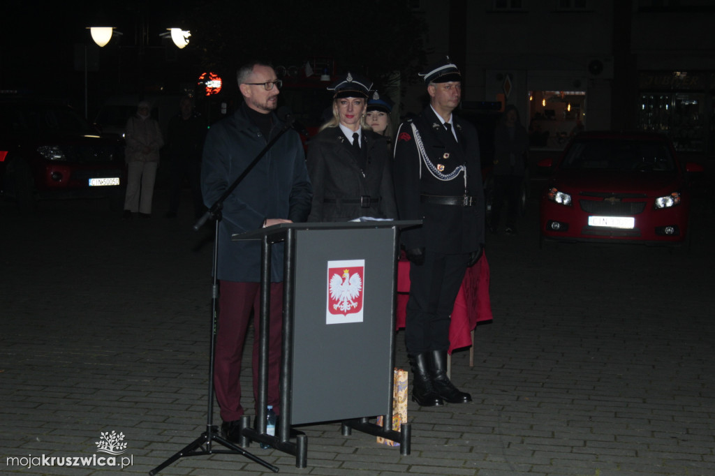 Oficjalne przekazanie wozu strażackiego w Kruszwicy 14.11.2025