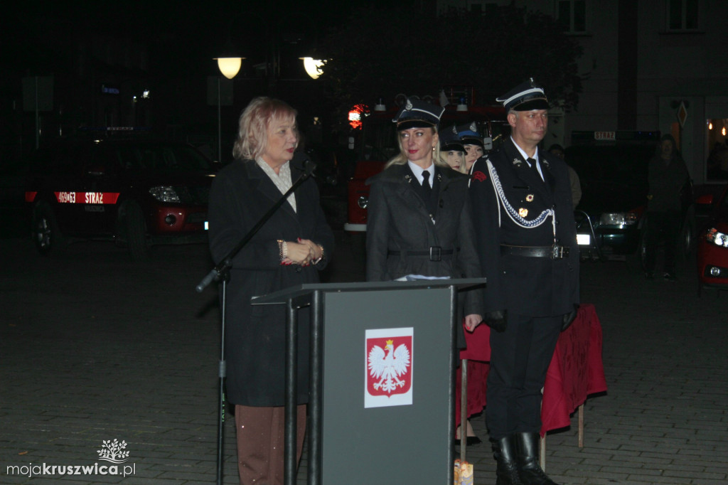 Oficjalne przekazanie wozu strażackiego w Kruszwicy 14.11.2025