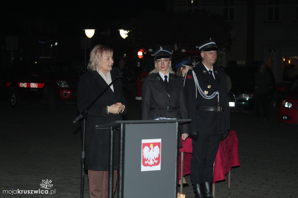 Oficjalne przekazanie wozu strażackiego w Kruszwicy 14.11.2025