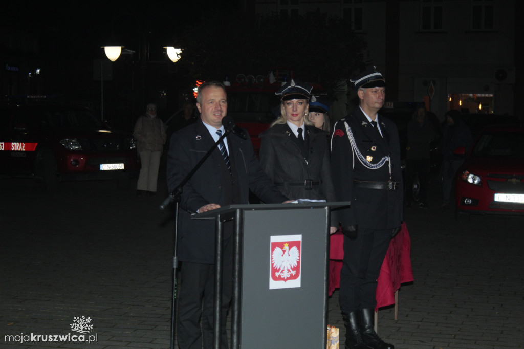 Oficjalne przekazanie wozu strażackiego w Kruszwicy 14.11.2025