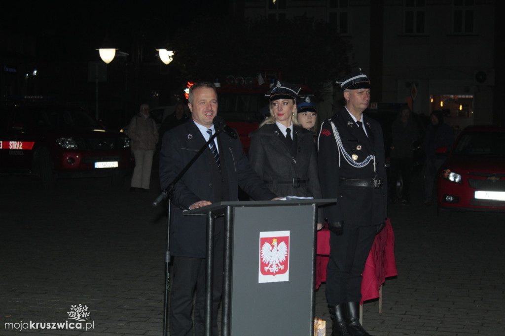 Oficjalne przekazanie wozu strażackiego w Kruszwicy 14.11.2025