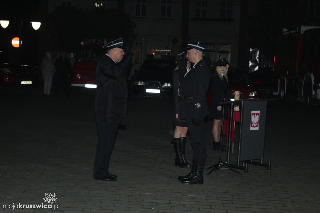 Oficjalne przekazanie wozu strażackiego w Kruszwicy 14.11.2025