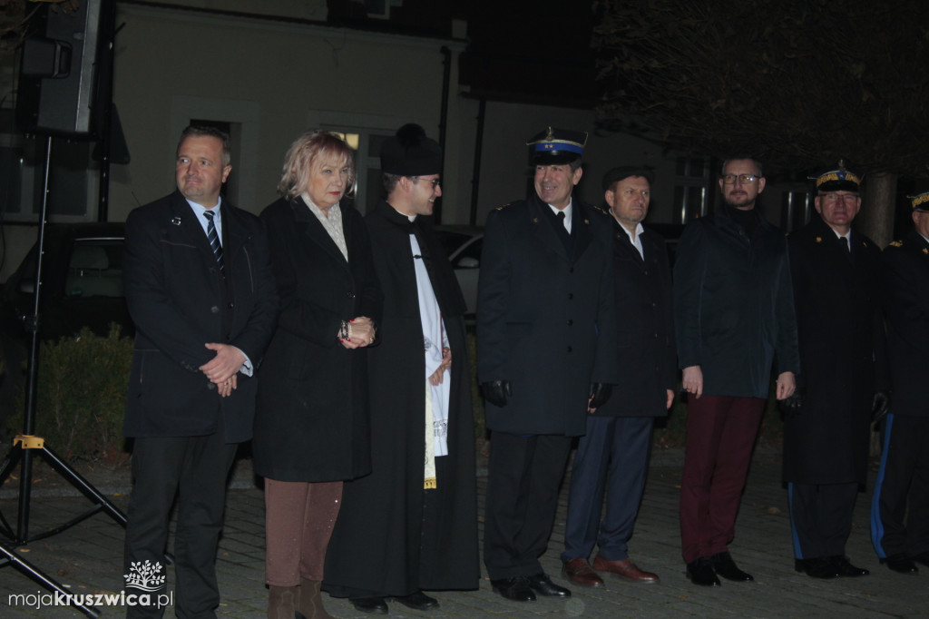 Oficjalne przekazanie wozu strażackiego w Kruszwicy 14.11.2025