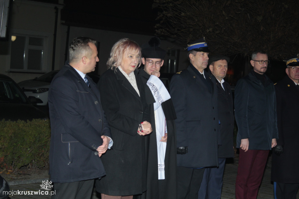 Oficjalne przekazanie wozu strażackiego w Kruszwicy 14.11.2025